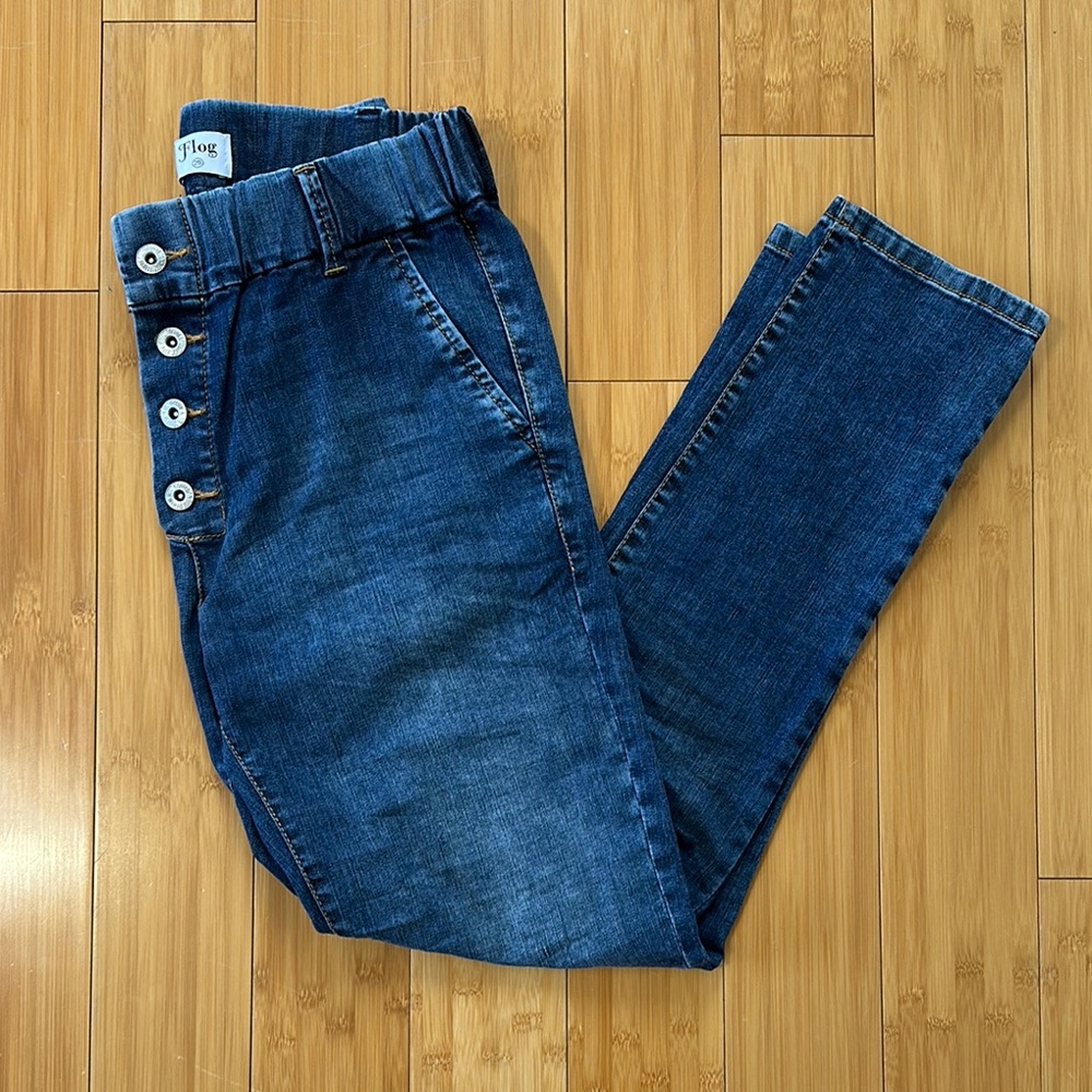 Bevy Flog Straight Leg Denim Pant